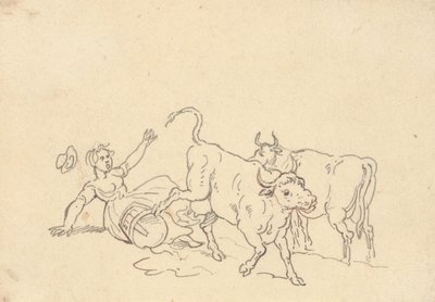 Albumtegning av Thomas Rowlandson