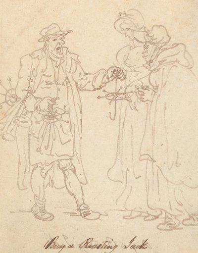 Albumtegning av Thomas Rowlandson