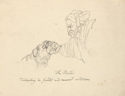 Albumtegning av Thomas Rowlandson