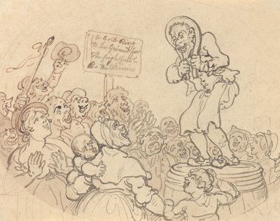 Albumtegning av Thomas Rowlandson