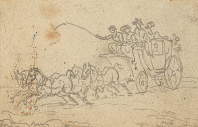Albumtegning av Thomas Rowlandson