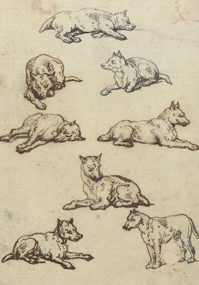 Albumtegning av Thomas Rowlandson