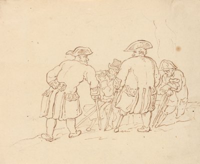 Albumtegning av Thomas Rowlandson