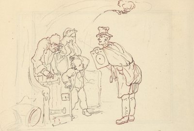 Tegning til albumet av Thomas Rowlandson