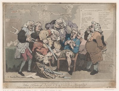 Amputasjon, 17. februar 1786., 17. februar 1786. av Thomas Rowlandson