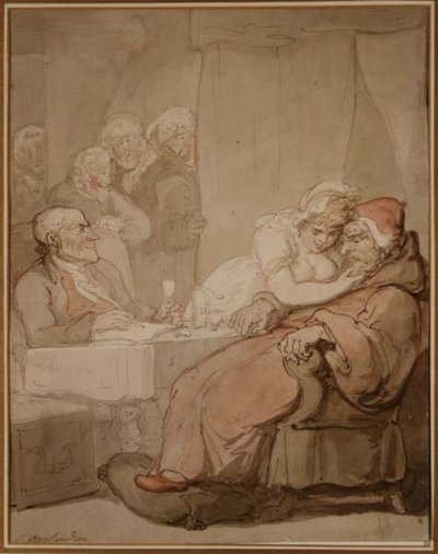 Et øye på viljen (penn og blekk, akvarell) av Thomas Rowlandson