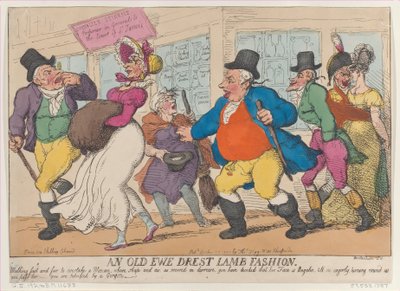 An Old Ewe Drest Lamb Fashion, 25. oktober 1810., 25. oktober 1810. av Thomas Rowlandson