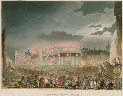 Bartholomew-messen av Thomas Rowlandson