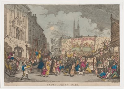 Bartholomew Fair, 1807., 1807. av Thomas Rowlandson
