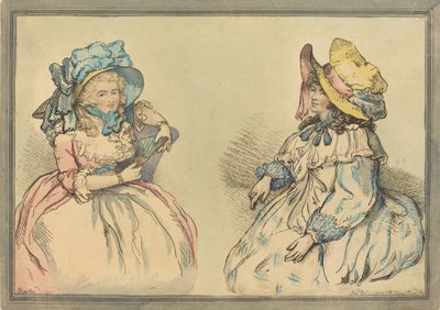 Beautys, utgitt 1792. av Thomas Rowlandson