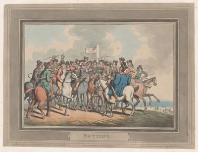 Betting [The Betting Post], 1. januar 1799., 1. januar 1799. av Thomas Rowlandson