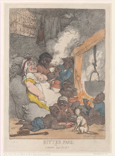 Bitter kost eller feie regaling, 1812., 1812. av Thomas Rowlandson