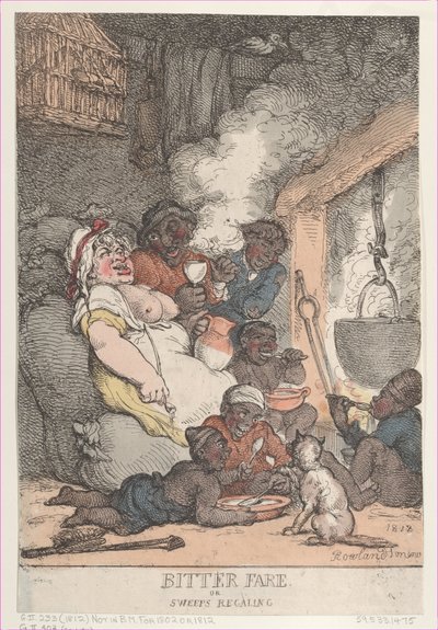 Bitter kost eller feie regaling, 1812., 1812. av Thomas Rowlandson