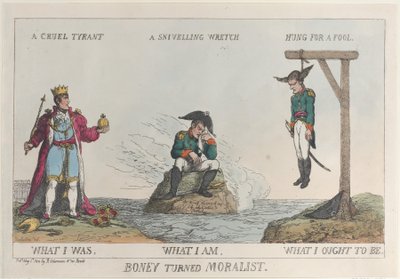Boney ble moralist, 1. mai 1814., 1. mai 1814. av Thomas Rowlandson