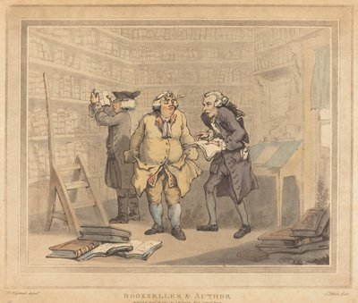 Bokhandler og forfatter av Thomas Rowlandson