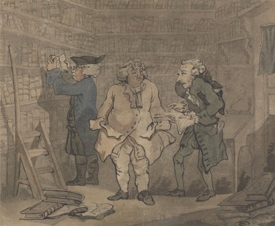 Bokhandler og forfatter av Thomas Rowlandson