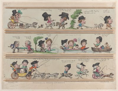 Kanter for rom og skjermer, plate 7, 10. mai 1799., 10. mai 1799. av Thomas Rowlandson