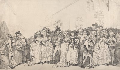 Sitteplasser i lobbyen av Thomas Rowlandson