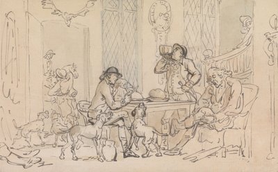 Frokost før jakten av Thomas Rowlandson