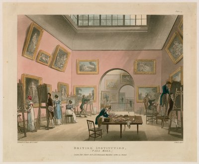 Britisk institusjon, Pall Mall av Thomas Rowlandson