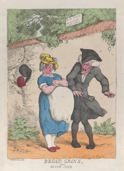 Broad Grins, or a Black Joke, 4. juni 1812., 4. juni 1812. av Thomas Rowlandson