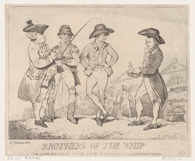 Brothers of the Whip, 27. november 1781., 27. november 1781. av Thomas Rowlandson