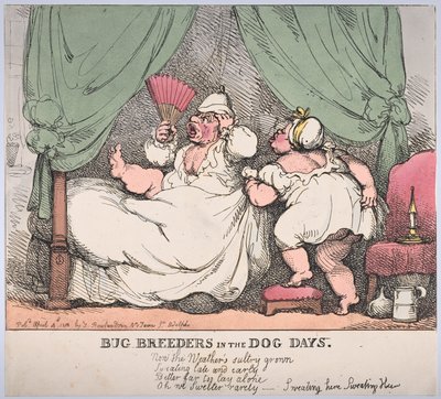 Bug Breeders in the Dog Days, 4. april 1812., 4. april 1812. av Thomas Rowlandson