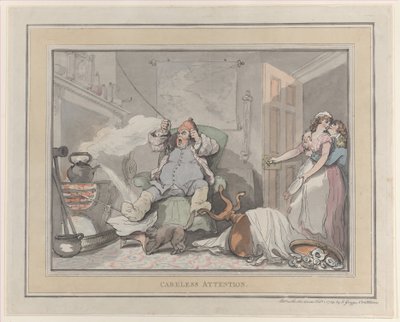 Forsiktig oppmerksomhet, 1. februar 1789., 1. februar 1789. av Thomas Rowlandson