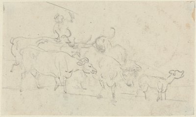 Storfe av Thomas Rowlandson