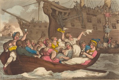 Storfe ikke forsikret, utgitt 1809. av Thomas Rowlandson