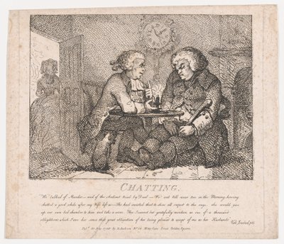 Chatting Picturesque Beauties of Boswell, Part the First, 30. mai 1786., 30. mai 1786. av Thomas Rowlandson