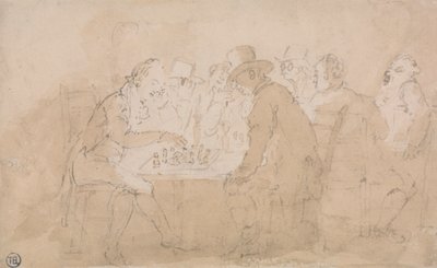 Sjakkspillere av Thomas Rowlandson