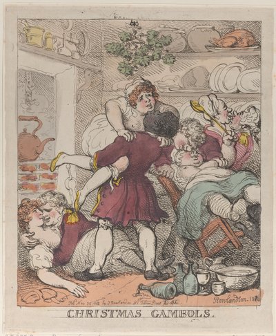 Christmas Gambols, 30. november 1812., 30. november 1812. av Thomas Rowlandson