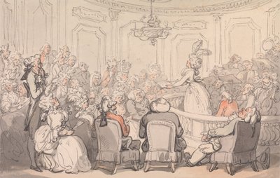 «Comforts of Bath»: Konserten av Thomas Rowlandson
