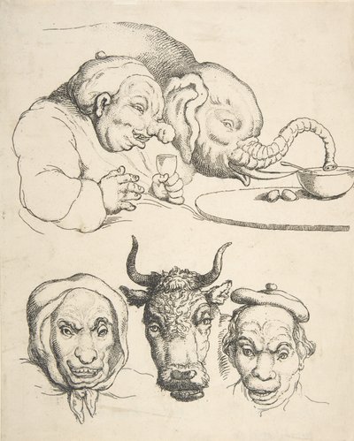 Sammenlignende anatomi, 1800-25., 1800-25. av Thomas Rowlandson