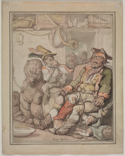 Komparativ anatomistudie av Thomas Rowlandson