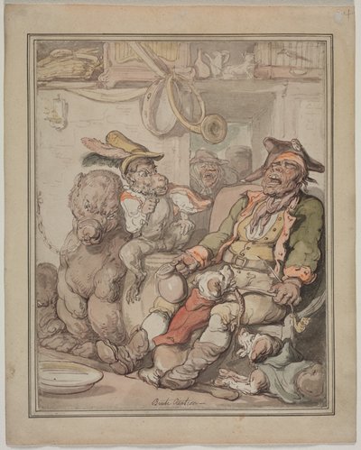Sammenlignende anatomistudie, ca. 1810-1820. av Thomas Rowlandson