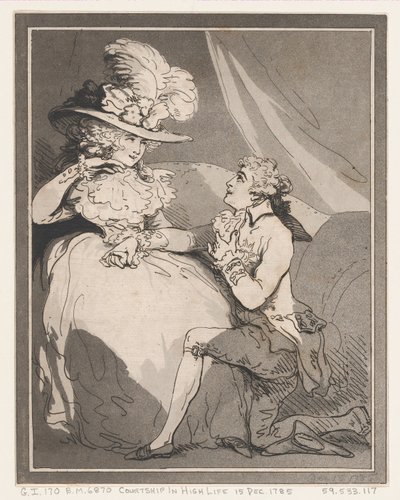 Frieri i det høye liv, 15. desember 1785., 15. desember 1785. av Thomas Rowlandson