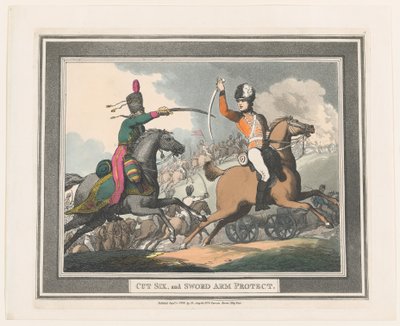 Cut Six, and Sword Arm Protect, 1. september 1798., 1. september 1798. av Thomas Rowlandson