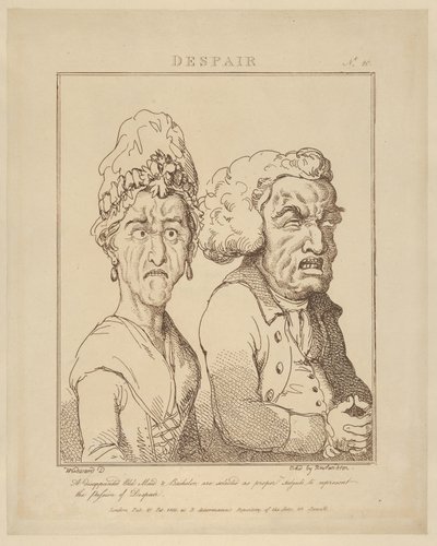 Fortvilelse, 21. februar 1800., 21. februar 1800. av Thomas Rowlandson
