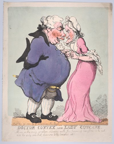 Doctor Convex og Lady Concave, 20. november 1802., 20. november 1802. av Thomas Rowlandson