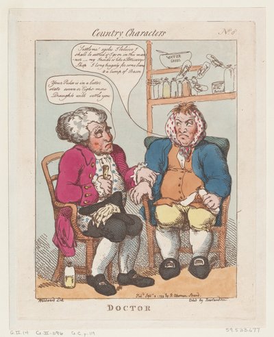 Doktor, 10. september 1799., 10. september 1799. av Thomas Rowlandson