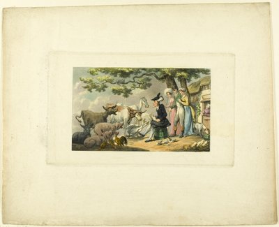 Doctor Syntax Drawing After Nature, fra The Tour of Doctor Syntax av Thomas Rowlandson