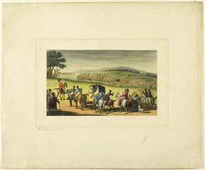 Doctor Syntax at a Review, fra The Tour of Doctor Syntax av Thomas Rowlandson