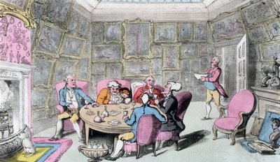 Doctor Syntax with My Lord, tidlig på 1800-tallet. av Thomas Rowlandson