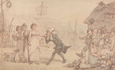 Dr. Syntax med Kitty Cowslip av Thomas Rowlandson