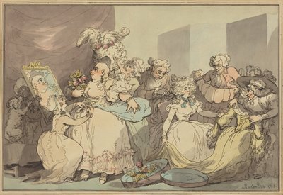 Hva skal man ha på seg til en bursdag av Thomas Rowlandson