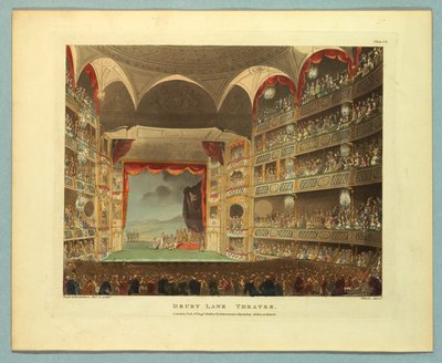 Drury Lane Theatre fra Ackermann