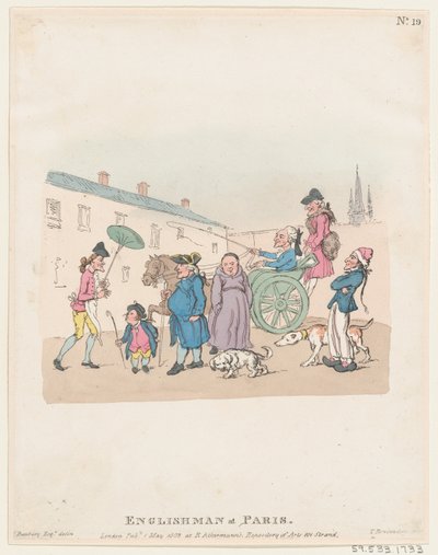 Engelskmann i Paris, 1. mai 1803., 1. mai 1803. av Thomas Rowlandson