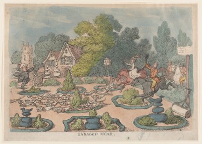 Rasende prest, 1. mars 1807., 1. mars 1807. av Thomas Rowlandson